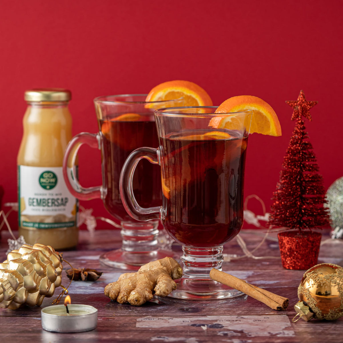 Gluhwein met gembersap