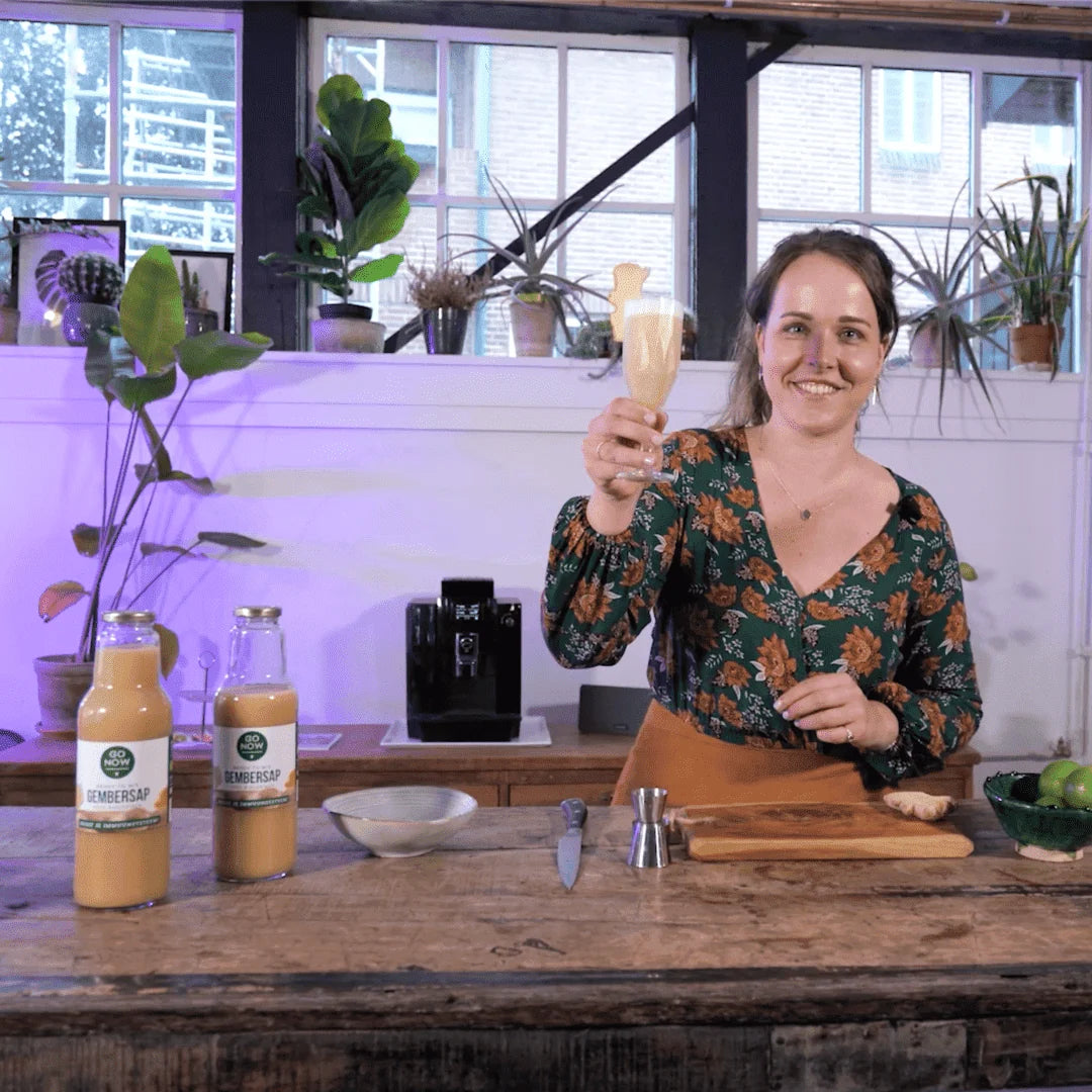 Alcoholvrije Cocktail met Gembersap!