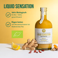 Liquid Sensation: 100% biologisch, EU Bio en SKAL gecertificeerd, uit eigen keten